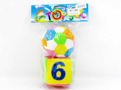 4"Ball W/Bell(2in1) toys