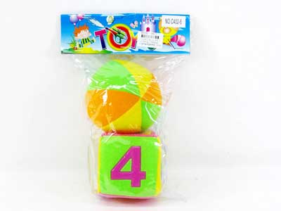 4"Basketball W/Bell(2in1) toys