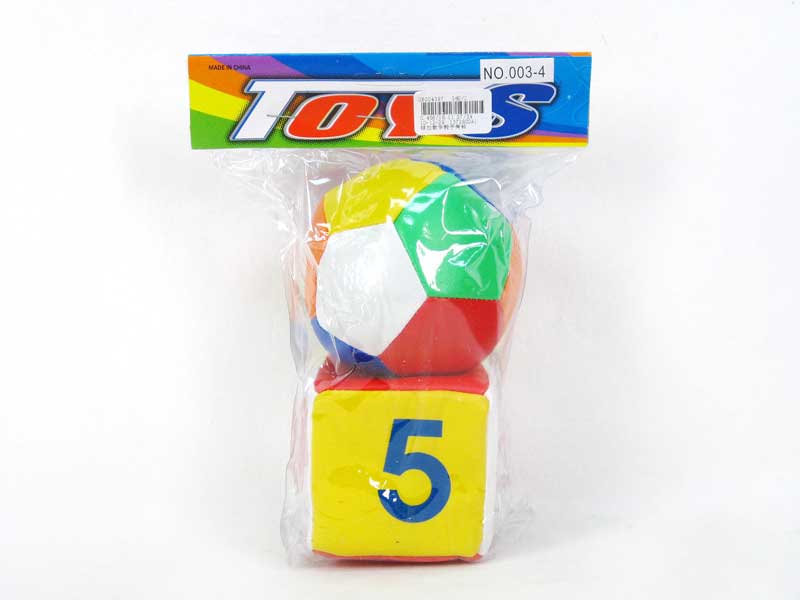 Ball & Dice W/Bell toys