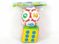 5"Ball & Dice W/Bell(2in1) toys