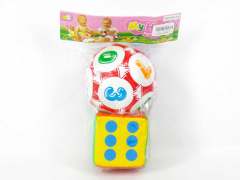 4"Ball W/Bell & Dice W/Bell(2in1) toys