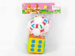 4"Ball & Dice W/Bell(2in1) toys