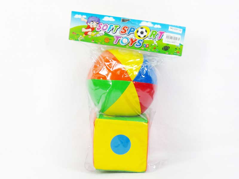 5"Ball W/Bell & Dice W/Bell(2in1) toys