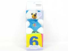 4"Dice & Bear W/Bell(2in1) toys