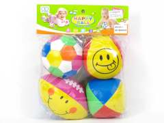 4"Ball W/Bell(4in1) toys