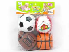 4"Ball W/Bell(4in1) toys