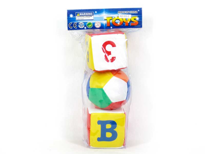 Dice & Ball W/Bell(3in1) toys