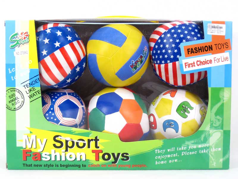 5＂Stuffed Ball(6in1) toys