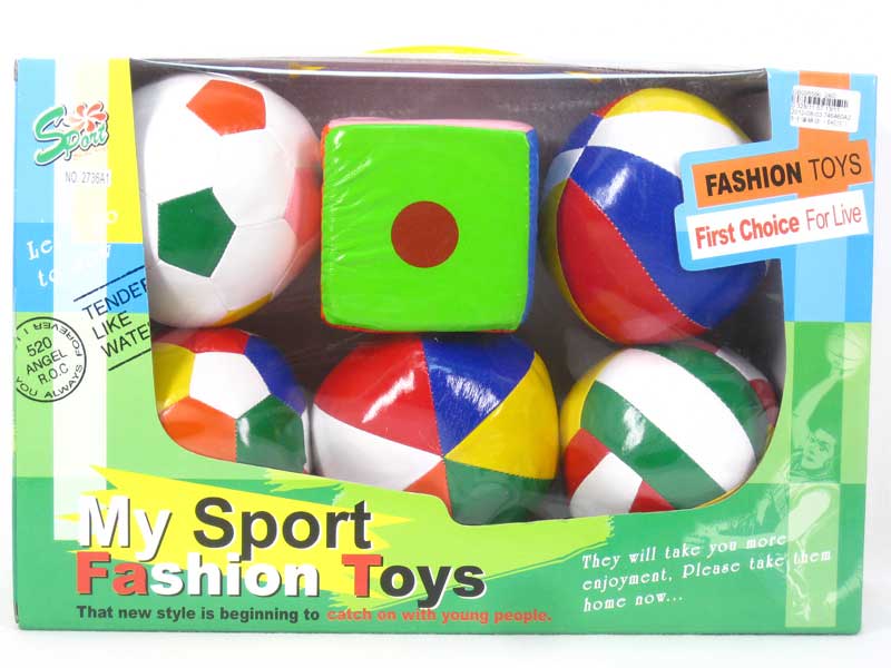 5"Stuffed Ball(6in1) toys