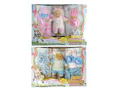 16＂Stuffed Doll Set & Go-cart(2C)