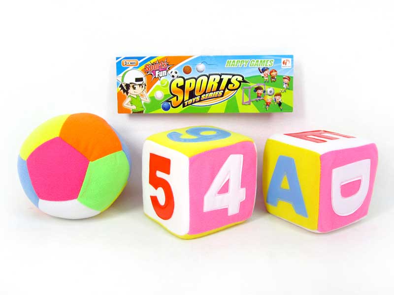 4＂Sice & Ball W/Bell(3in1) toys