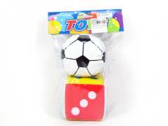 3.5inch Football & 3inch Dice(2in1)