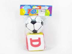 3.5inch Football & 3inch Dice(2in1) toys