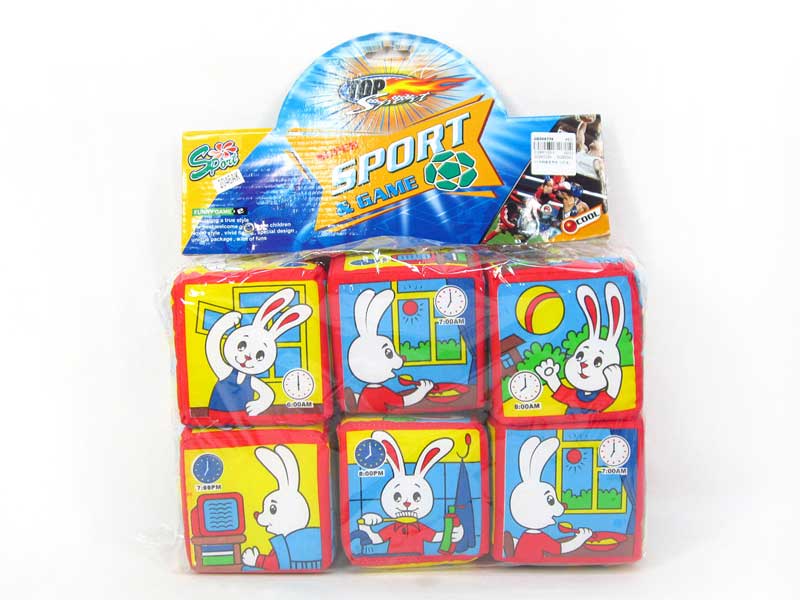 4inch Stuffed Puzzle(6in1) toys