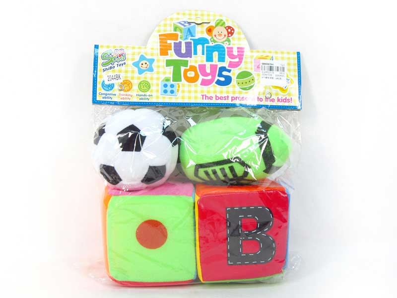 4inch Stuffed Ball(4in1) toys