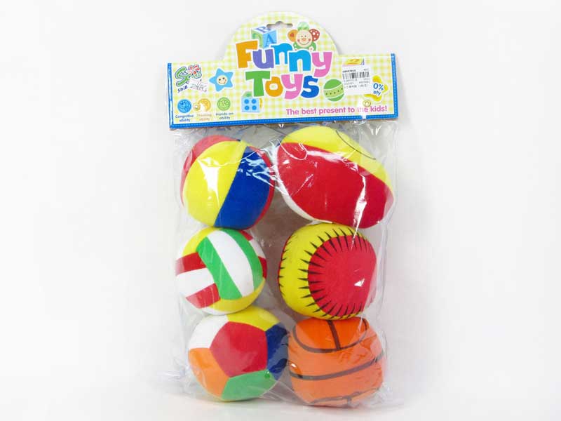6inch Stuffed Ball(6in1) toys