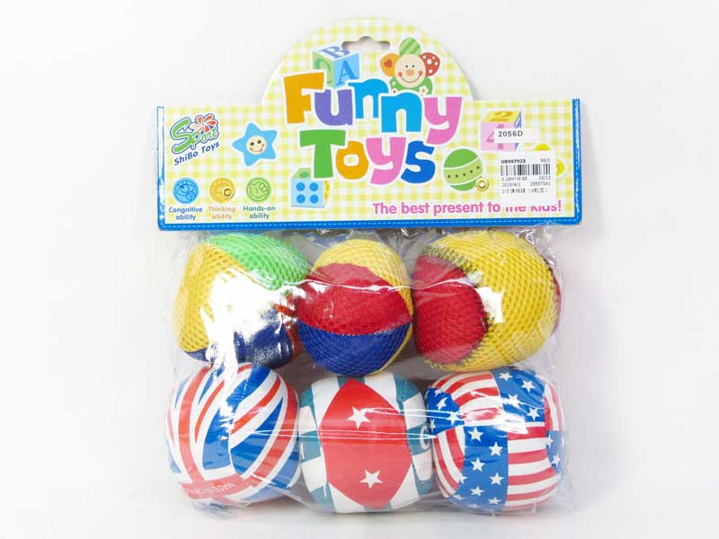 3inch Stuffed Ball(6in1) toys