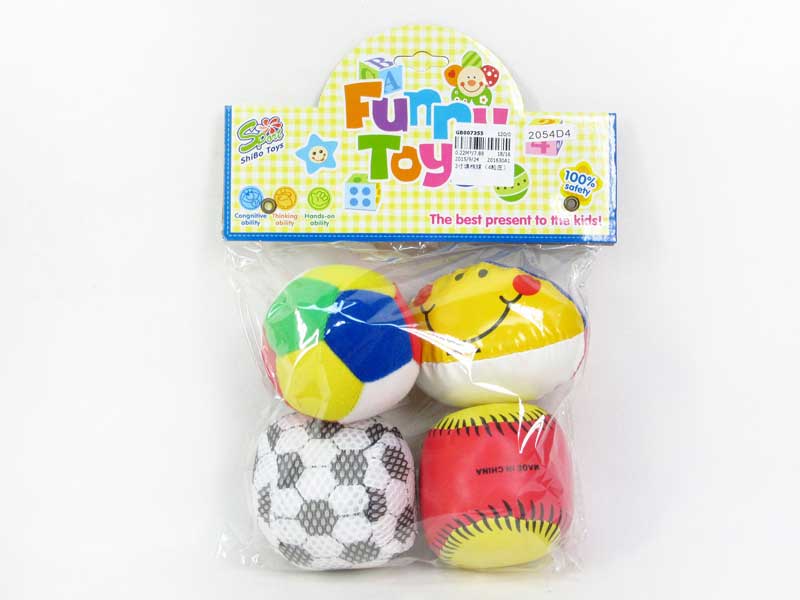 3inch Stuffed Ball（4in1） toys