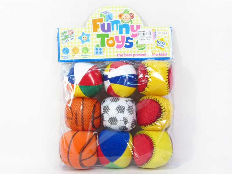 3inch Stuffed Ball（9in1） toys