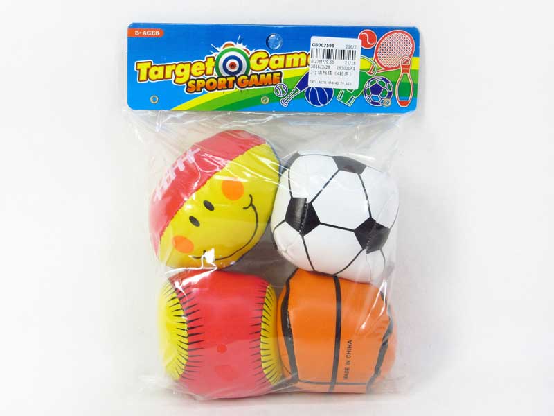 3inch Stuffed Ball(4in1) toys