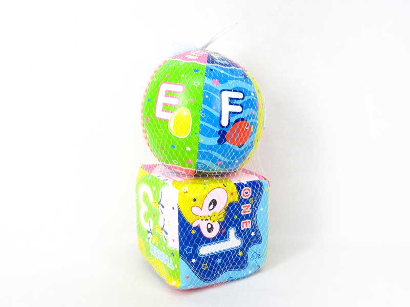 Dice & Bolck W/Bell(2in1) toys