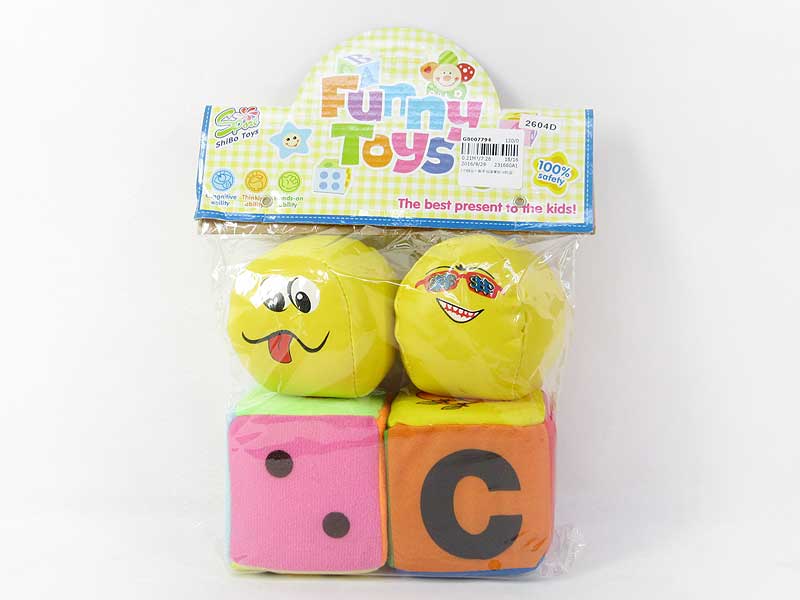 3inch Dice & Ball W/Bell(4in1) toys