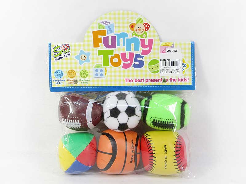 2.5inch Ball(6in1) toys
