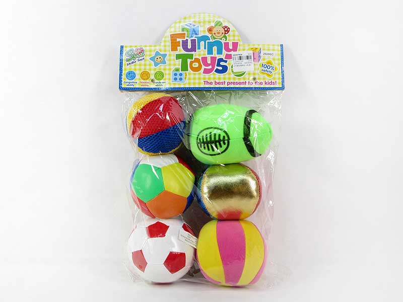 4inch Ball W/Bell(6in1) toys