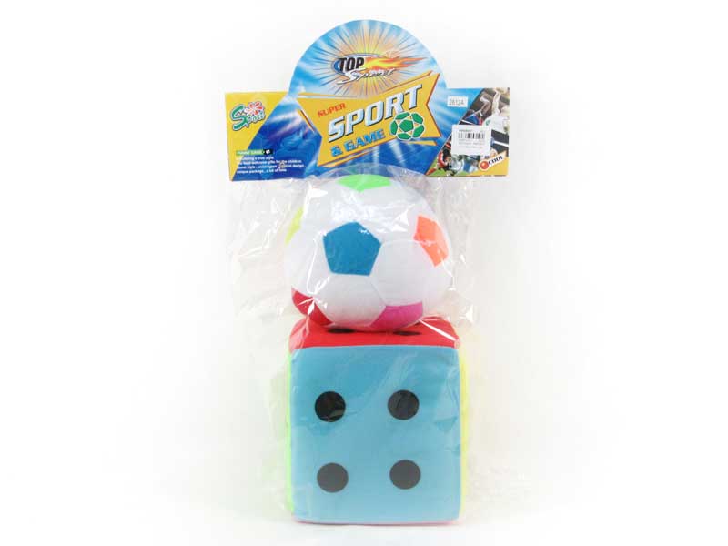 7inch Dice & Ball W/Bell(2in1) toys