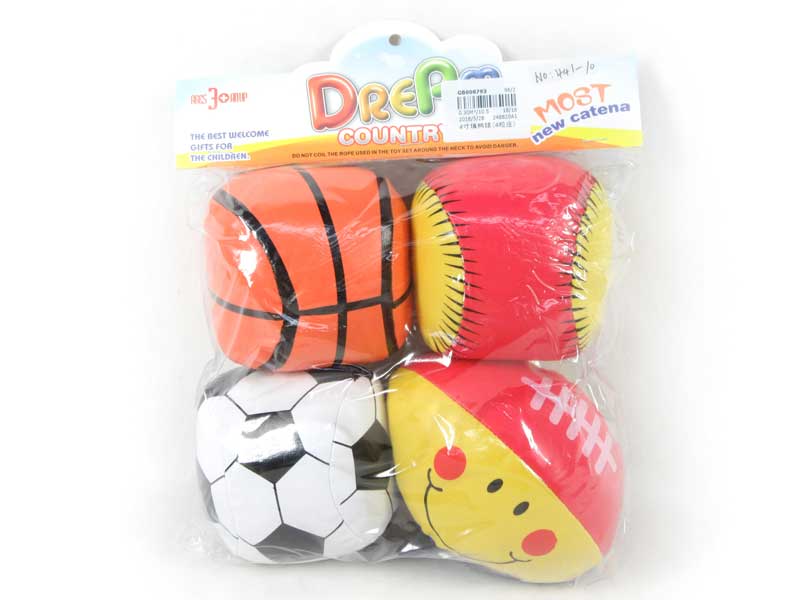 6inch Stuffed Ball(4in1) toys