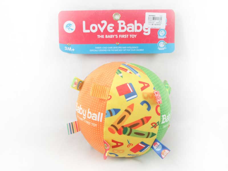 7inch Stuffed Ball W/Bell toys
