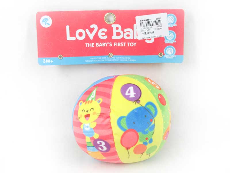Stuffed Ball W/Bell toys
