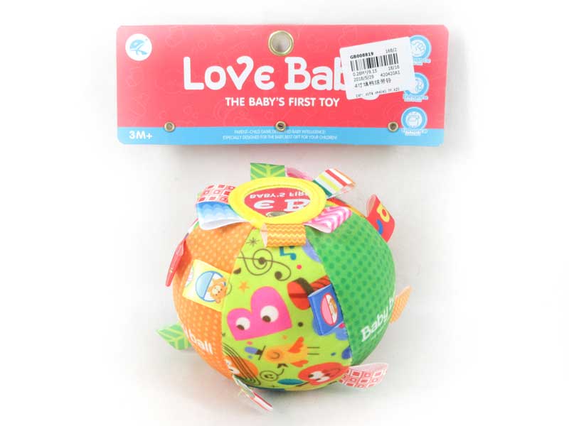 4inch Stuffed Ball W/Bell toys