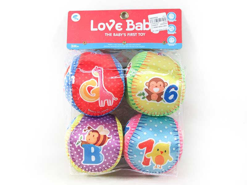4inch Ball W/Bell(4in1) toys
