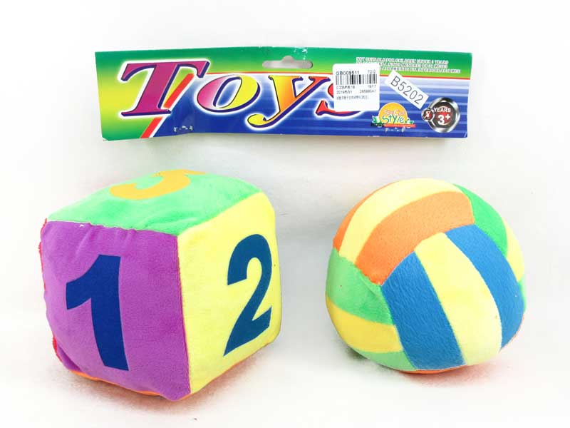Dice & Vollyball W/Bell(2in1) toys