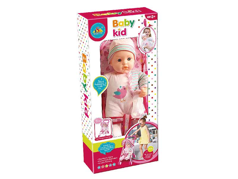 18inch Wadding Doll & Go-Cart toys