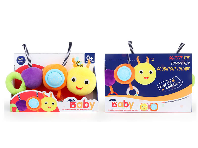 Plush Soothes Caterpillars W/L_S toys