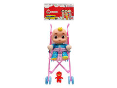 14inch Cotton Super Baby Set W/M & Go-Cart