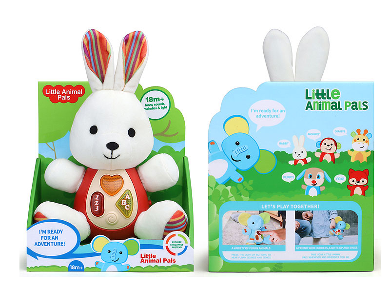 Plush Rabbit W/L_M toys