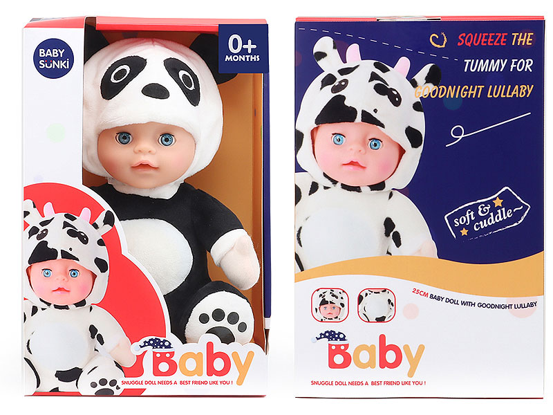Plush Comfort Panda Doll W/L_S toys