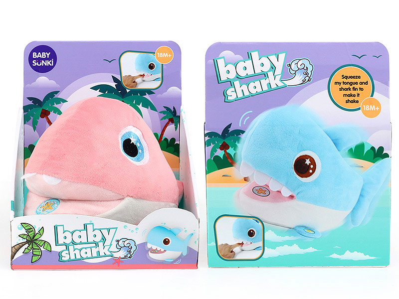 Plush Vibrating Dolphin W/S toys