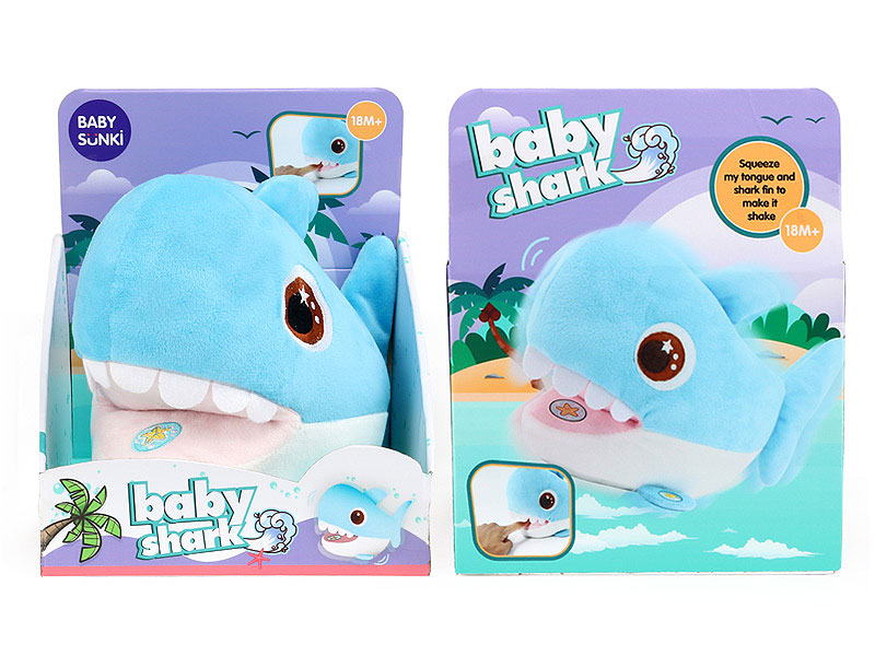 Plush Vibrating Dolphin W/S toys
