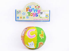 5inch Early Education Colorful Cotton Ball Filling W/Bell