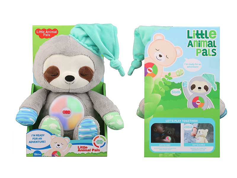 Plush Soothes Sloth W/L_M toys