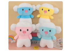 Plush Bath Towel Pig(4C) toys
