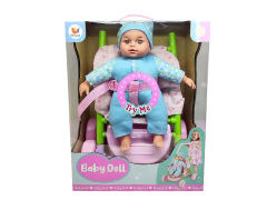 12inch Cotton Doll Set W/S & Go-cart toys