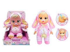 12inch Cotton Body Crying Baby W/IC toys