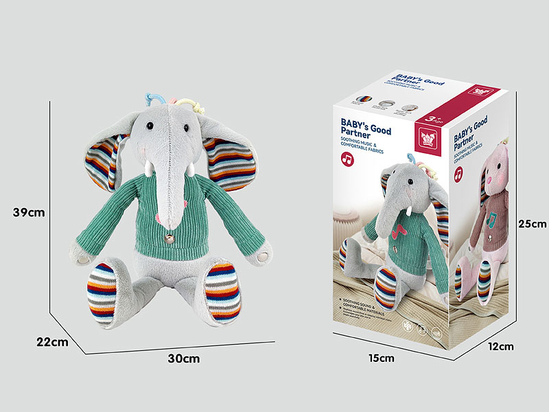 Sensing Rhythm Plush Elephant toys