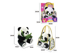 25CM Plush Panda Set toys