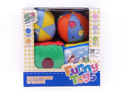 4inch Stuffed Ball & Dice(4in1) toys